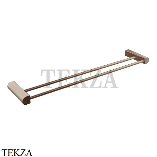 Gessi RILIEVO Держатель для банного полотенца двойной 59405-708, Copper Brushed