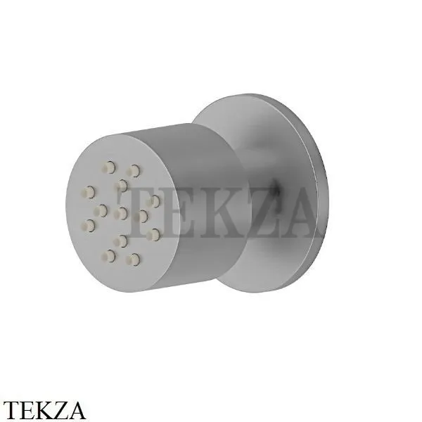Newform Боковая регулируемая круглая форсунка 553.59.066, PVD Br. Stainless Steel