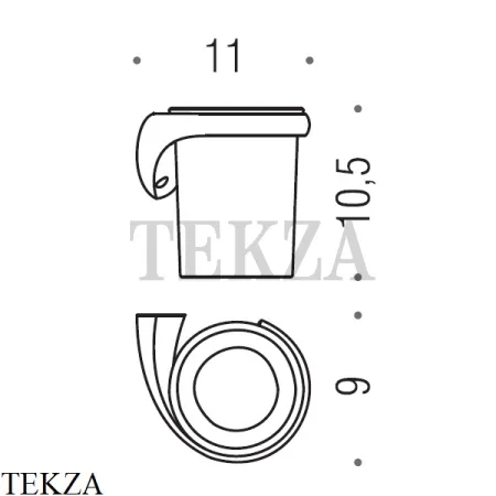 Colombo Link Стакан подвесной с настенным держателем B2402D.CR, хром глянец