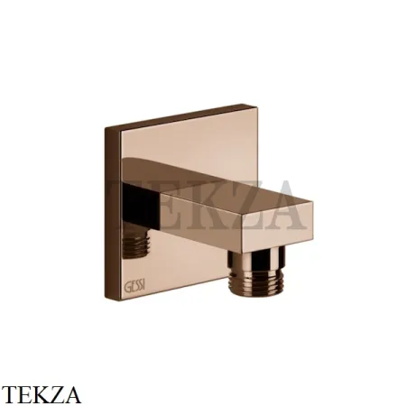 Gessi Rettangolo shower Шланговое подсоединение 20169-030, Copper глянец