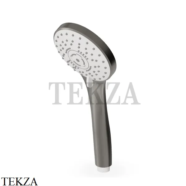 Zucchetti Ручной душ трехрежимный круглый из ABS 3 режима, D11 см Z94731.C51, brushed metal black