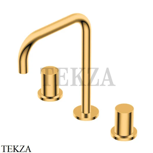 Ritmonio Diametro35 S Смеситель для раковины без донного клапана PR52AE201 DOR, Gold глянец