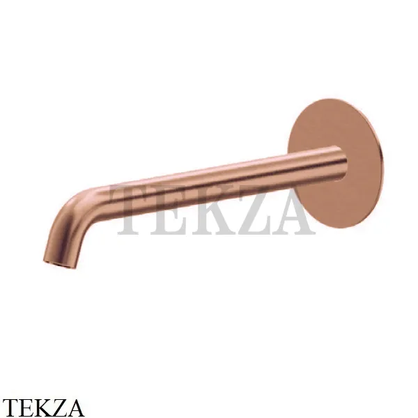 Newform X-Steel 316 Излив для раковины настенный 29481X.59.067, PVD Brushed copper bronze