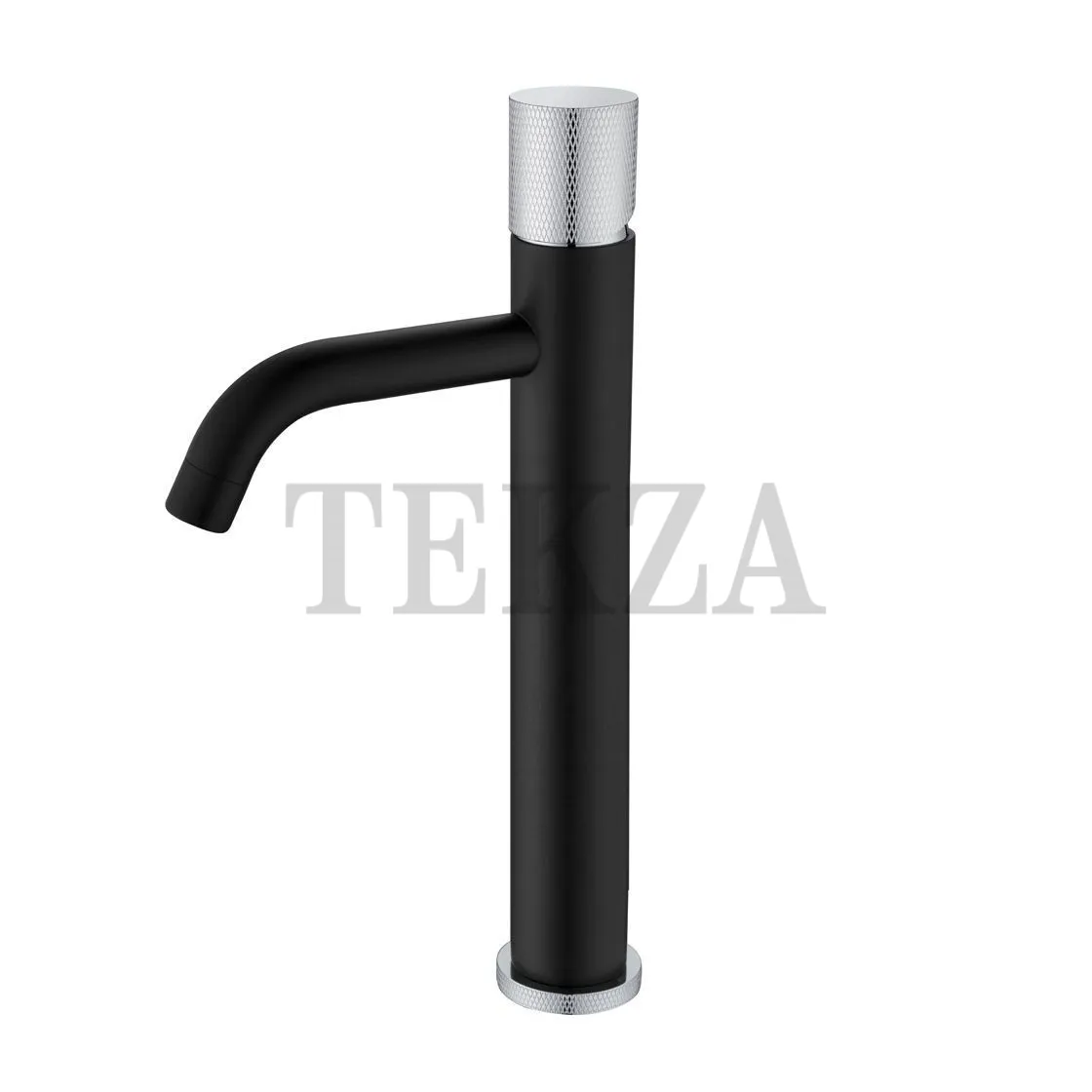 Boheme Stick Смеситель для раковины высокий Stick 122-BCR.2 Black TOUCH Chrome