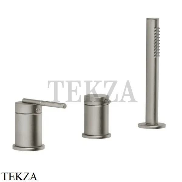 Gessi INGRANAGGIO Смеситель для ванны, без излива 63547-149, Finox Brushed Nickel