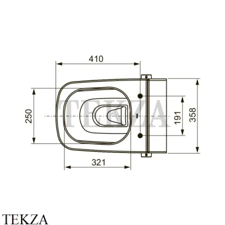 TECEbase Комплект инсталляции Base 2.0 с унитазом TECEone и сиденьем 9400412.WC2, клавиша хром глянцевый