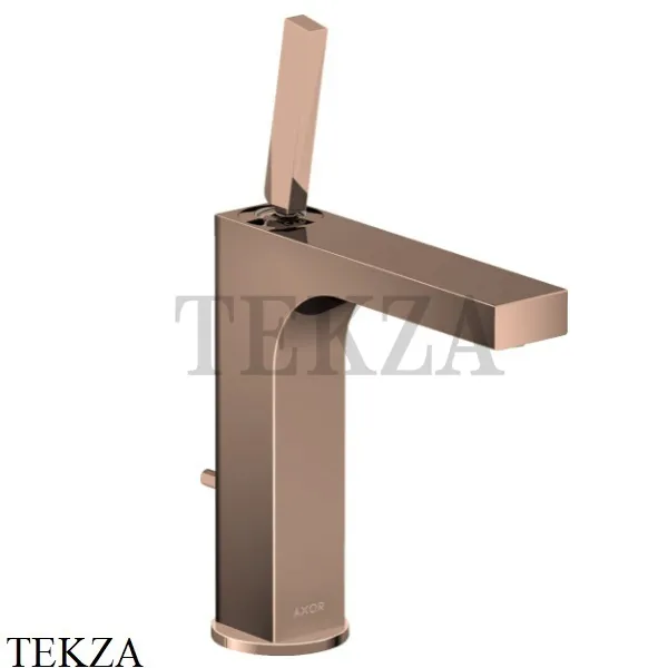 Axor Citterio Смеситель для раковины 160, с донным клапаном 39031300, Polished Red Gold