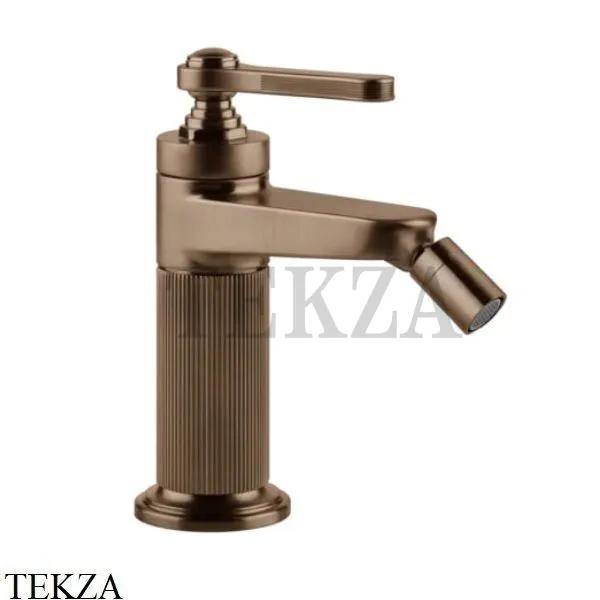 Gessi VENTI20 Смеситель для биде с донным клапаном 65007-708, Copper Brushed
