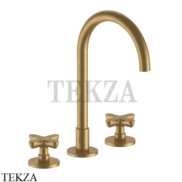 Fantini Icona Classic Смеситель для раковины, без гарнитура 53Q7R007W, Pure Brass PVD