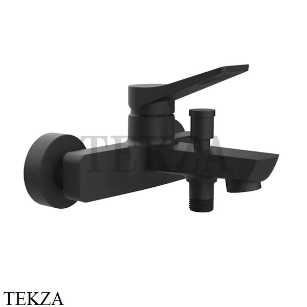 Gessi RILIEVO Смеситель для ванны с переключателем 59013-299, черный матовый