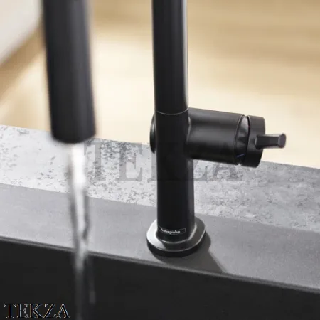 Hansgrohe Talis M54 Смеситель для кухни с вытяжным изливом 210 2jet sBox 72801800, сталь