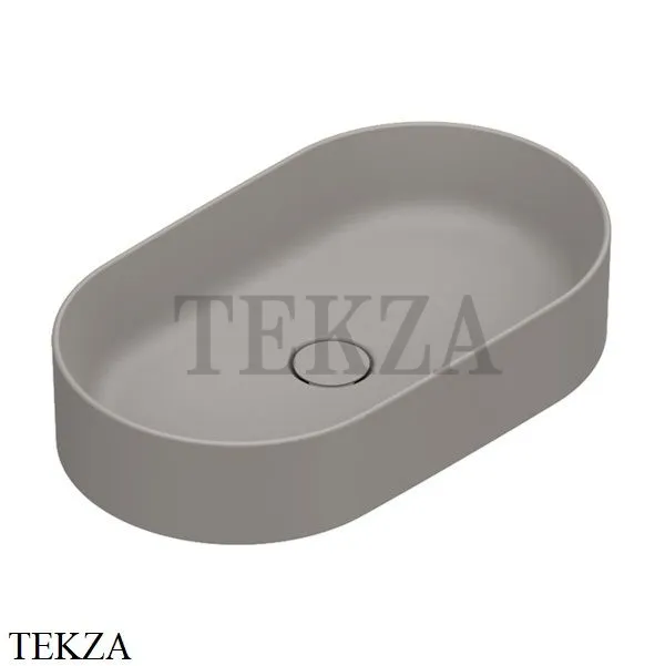 Catalano Zero Раковина накладная 60 см, без перелива 0122600032, Tortora матовый