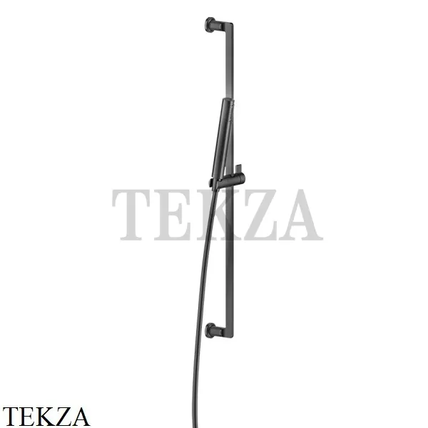 Gessi INCISO SHOWER Душевой гарнитур, штанга, стержневой душ 58145-707, Black Metal Brushed