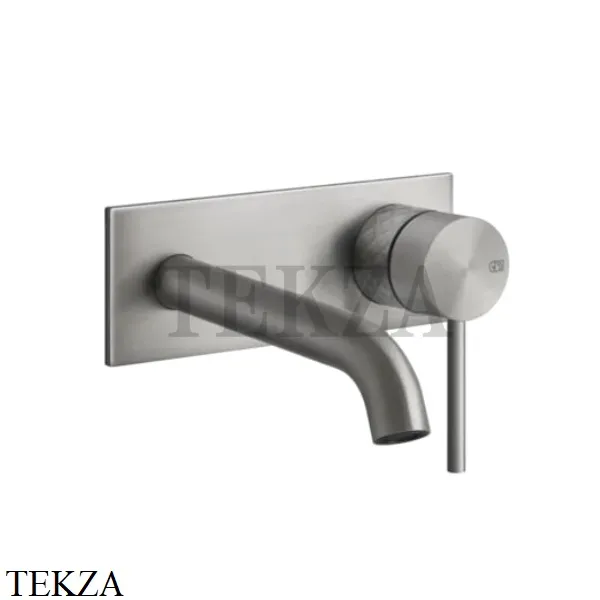 Gessi 316 INTRECCIO Смеситель для раковины на планке, внешняя часть 54188-239, Steel Brushed
