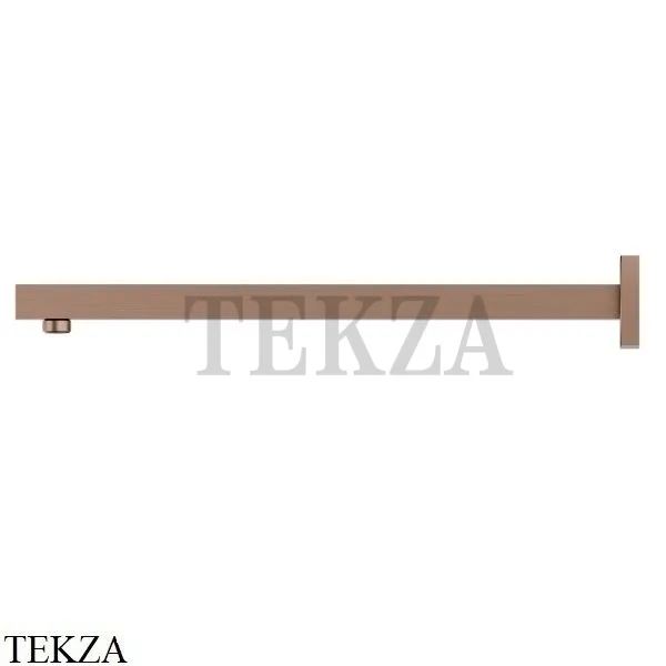 Newform Кронштейн для душа квадратный настенный L=420 26585.59.067, PVD Br. Copper Bronze
