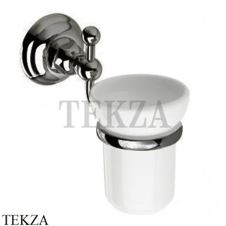 Nicolazzi CLASSICI Стакан настенный, керамика белая 1488FV, Old iron matt