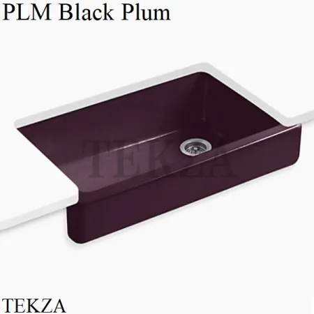 Kohler Whitehaven Мойка для кухни встраиваемая снизу с узким фартуком, чугун K-6488-0, белый глянец