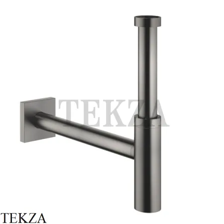 Dornbracht Сифон бутылочный для раковины с квадратной розеткой 10060780-99, Dark Platinum matt