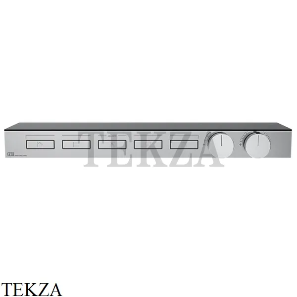Gessi HI-FI Термостатический смеситель с полочкой, на 5 потоков, внешняя часть 63028-031, хром глянец