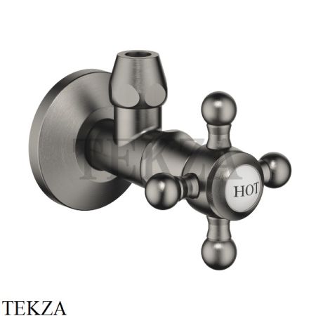 Dornbracht Madison Вентиль угловой, табличка HOT 22900361-99, Dark Platinum matt