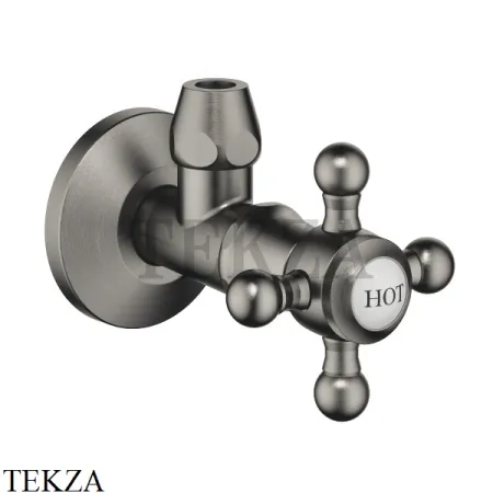 Dornbracht Madison Вентиль угловой, табличка HOT 22900361-99, Dark Platinum matt