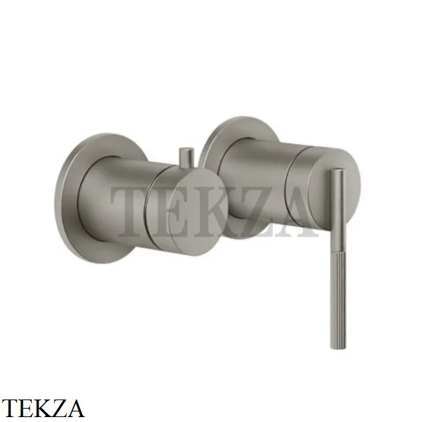 Gessi INGRANAGGIO Смеситель для душа, 2 потока, внешняя часть 63580-149, Finox Brushed Nickel