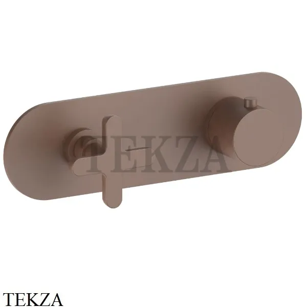 Fantini Icona Classic Термостат для душа 1 поток, внешняя часть 53P9R731B, Matt Copper PVD