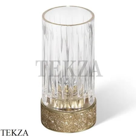 Decor Walther ROCKS Стакан для зубных щеток Swarovski® 0934200, хром-стекло граненое