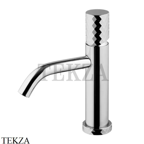 FIMA Carlo Frattini Spillo TECH X Смеситель для раковины, с донным клапаном F3031TXSXCR, хром глянец