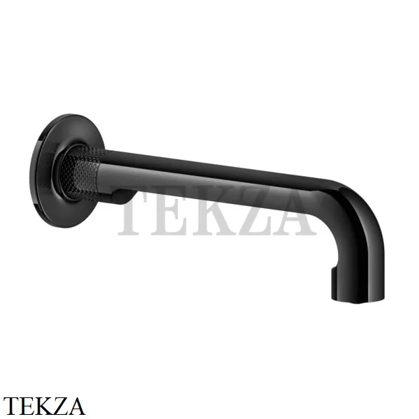 Gessi INCISO Излив для раковины настенный средней длины 58100-706, Black Metal PVD
