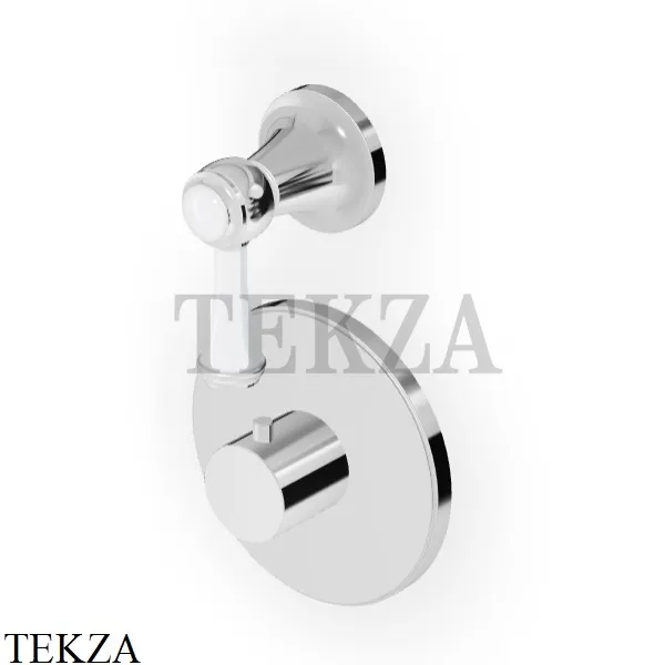 Zucchetti Agora Classic Термостат для душа, 1 выход, внешняя часть ZAM659, хром глянец