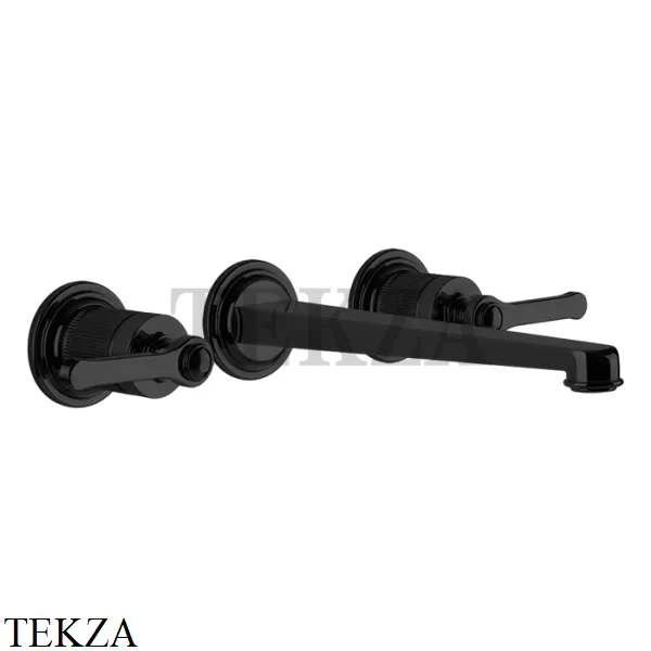 Gessi VENTI20 Смеситель для раковины на 3 отв. длинный, внешняя часть 65090-299, Black XL