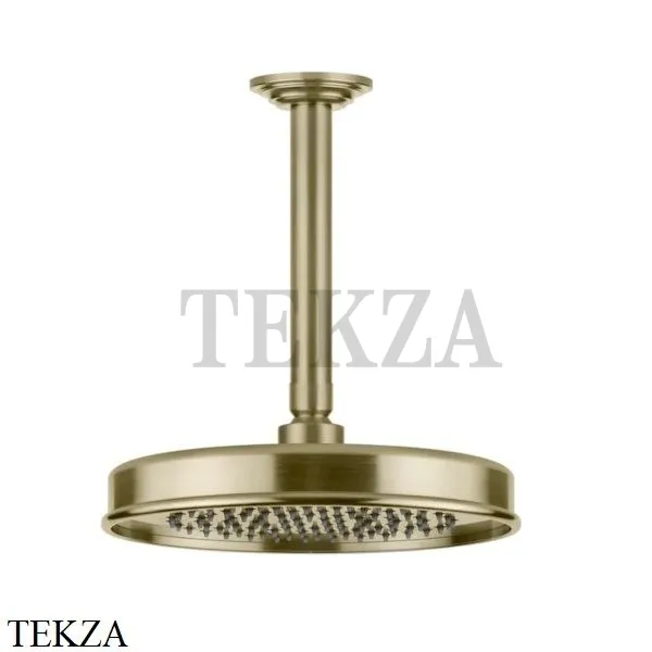 Gessi VENTI20 Верхний душ 200 с потолочным креплением 65152-727, Brushed Brass