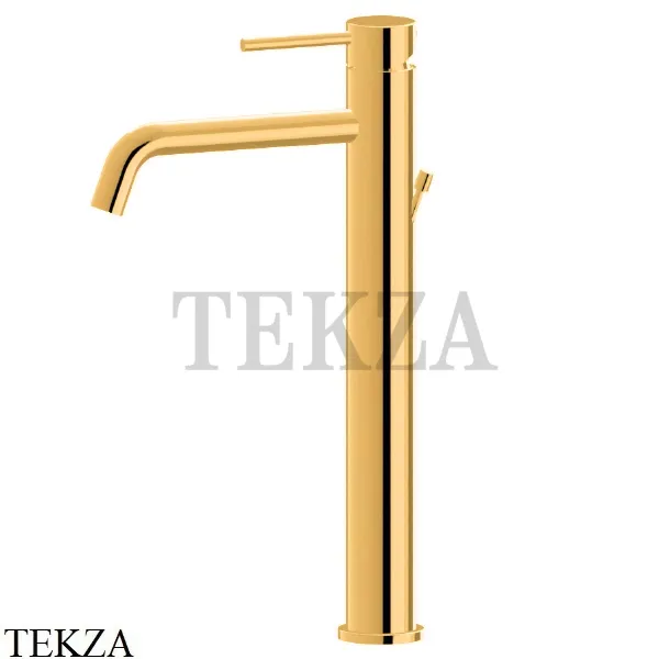 Newform XT Смеситель для раковины высокий, с донным клапаном 4204.61.020, PVD Glossy gold