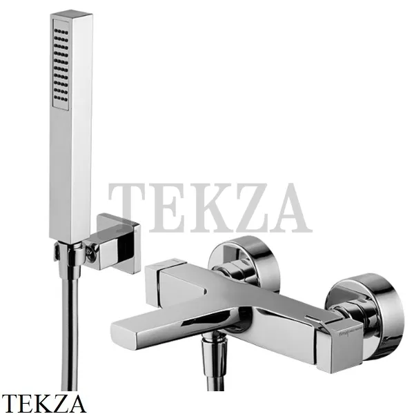 FIMA Carlo Frattini Zeta Смеситель для ванны с гарнитуром F3964CR, хром глянец