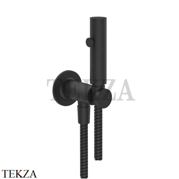 Gessi INCISO SHOWER Гигиенический душ с держателем и выводом для шланга 58153-299, Black XL