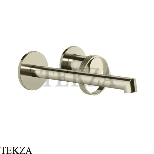 Gessi ANELLO Смеситель для раковины, с длинным изливом, внешняя часть 63383-720, Nickel PVD