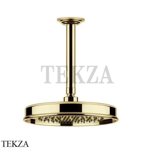 Gessi VENTI20 Верхний душ 200 с потолочным креплением 65152-246, Gold PVD