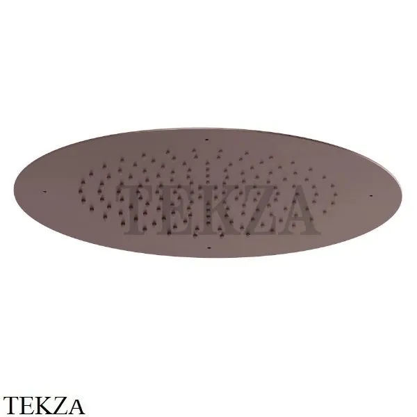 Newform Душевая лейка круглая стальная с дождевой струей 682.59.067, PVD Br. Copper Bronze