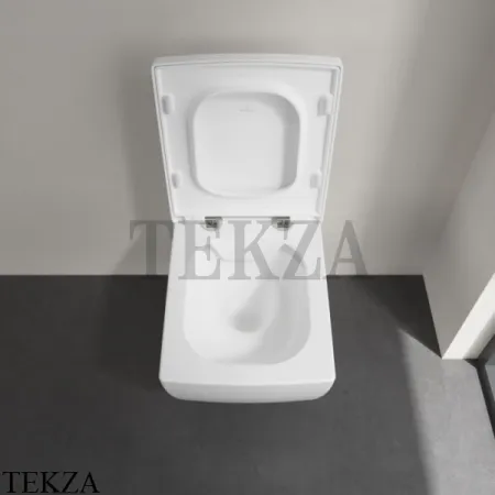 Villeroy & Boch Memento 2.0 Унитаз подвесной, без ободка 4633R001, сиденье микролифт, белый глянец