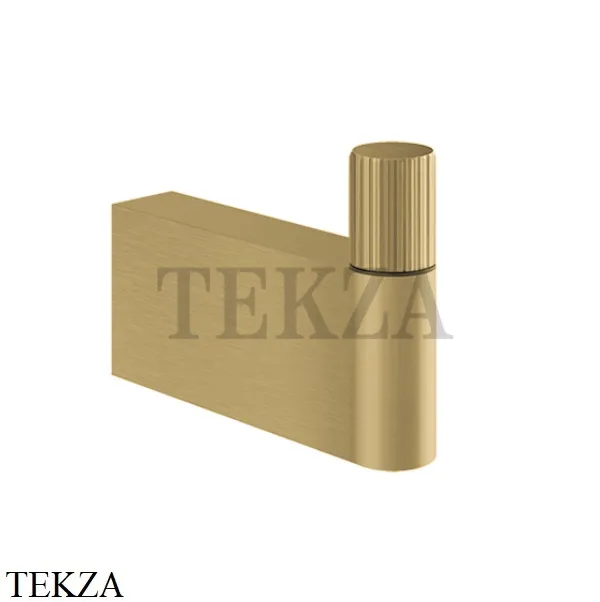 Gessi Habito RIGATO Крючок одинарный для полотенца 70523-727, Brushed Brass