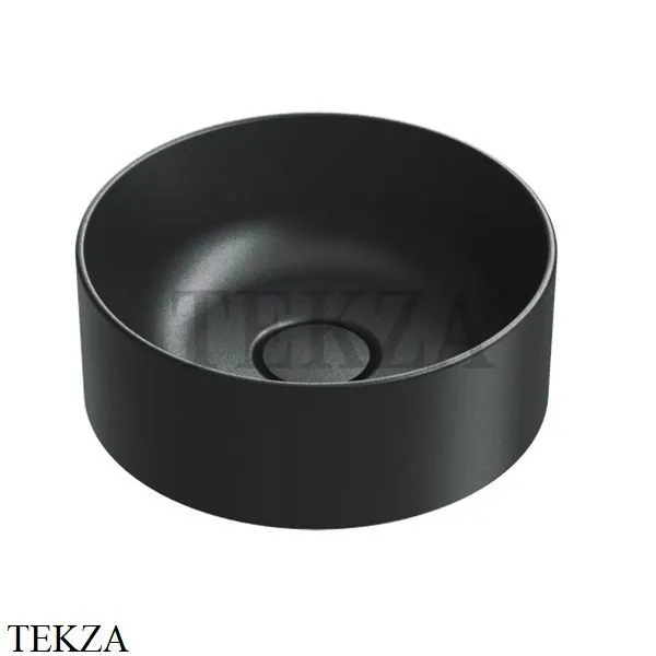 Catalano Zero Раковина накладная D32 см, без перелива 0122320022, черный матовый