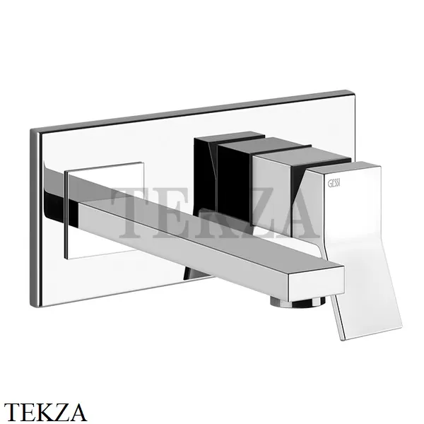 Gessi RETTANGOLO K Смеситель для раковины, внешняя часть 53088-031, хром глянец