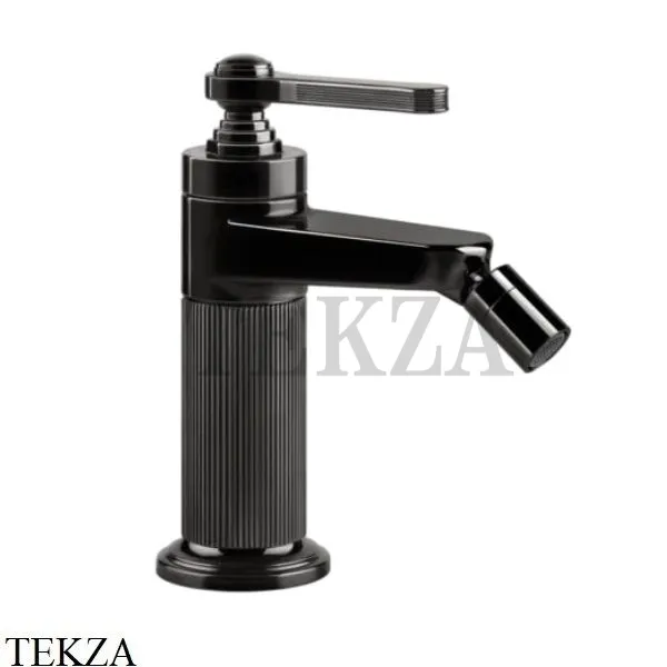 Gessi VENTI20 Смеситель для биде с донным клапаном 65007-706, Black Metal