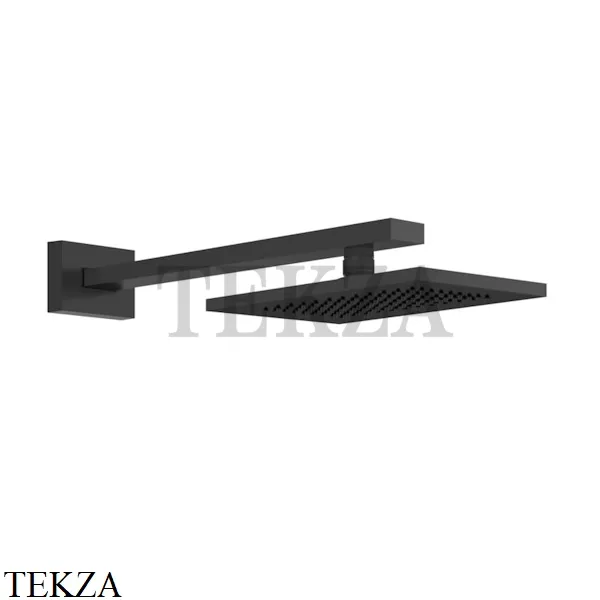 Gessi Rettangolo shower Верхний душ с кронштейном 20148-299, Black XL