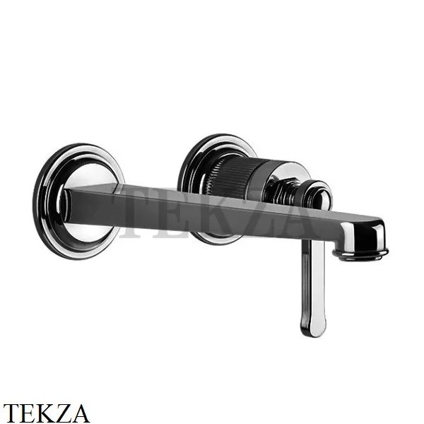 Gessi VENTI20 Смеситель для раковины средний, внешняя часть 65089-707, Black Metal Brushed