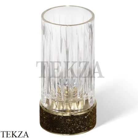 Decor Walther ROCKS Стакан для зубных щеток Swarovski® 0934200, хром-стекло граненое