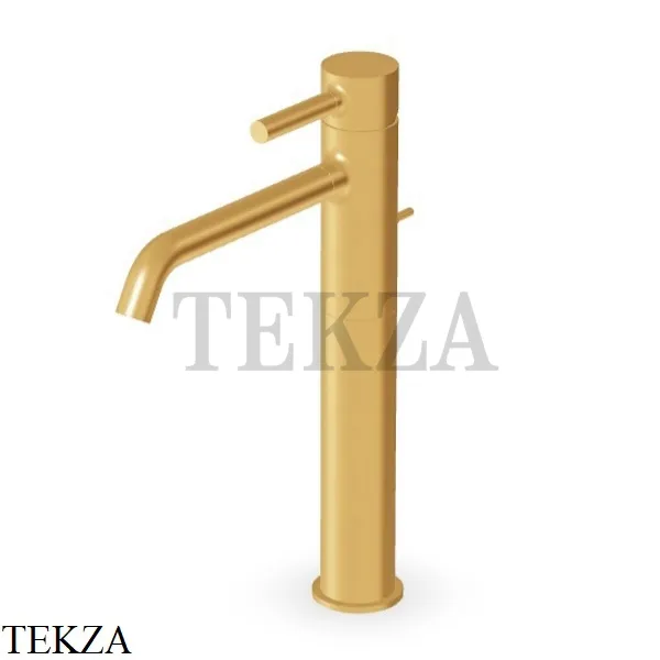 Zucchetti Pan Смеситель для раковины, с донным клапаном ZP6218.C41, brushed gold