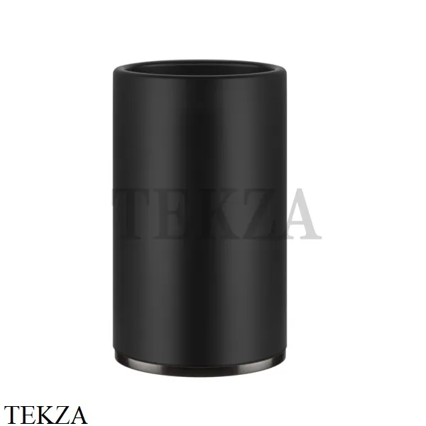 Gessi INCISO accessories Стакан настольный, композит черный 58532-707, Black Metal Brushed