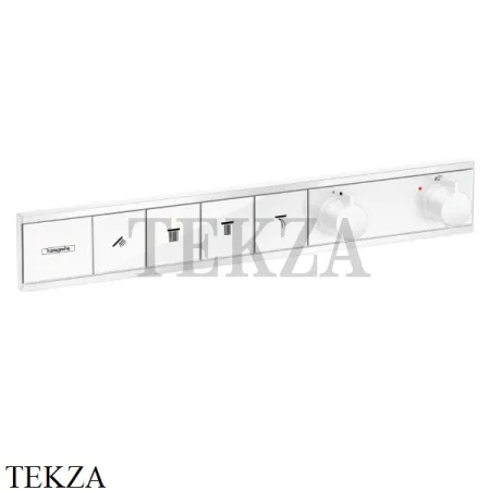 Hansgrohe RainSelect Термостатический модуль, 4 потока, внешняя часть 15382700, белый матовый